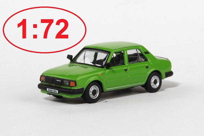 Škoda 120L (1984) 1:72 Zelená Světlá - Abrex