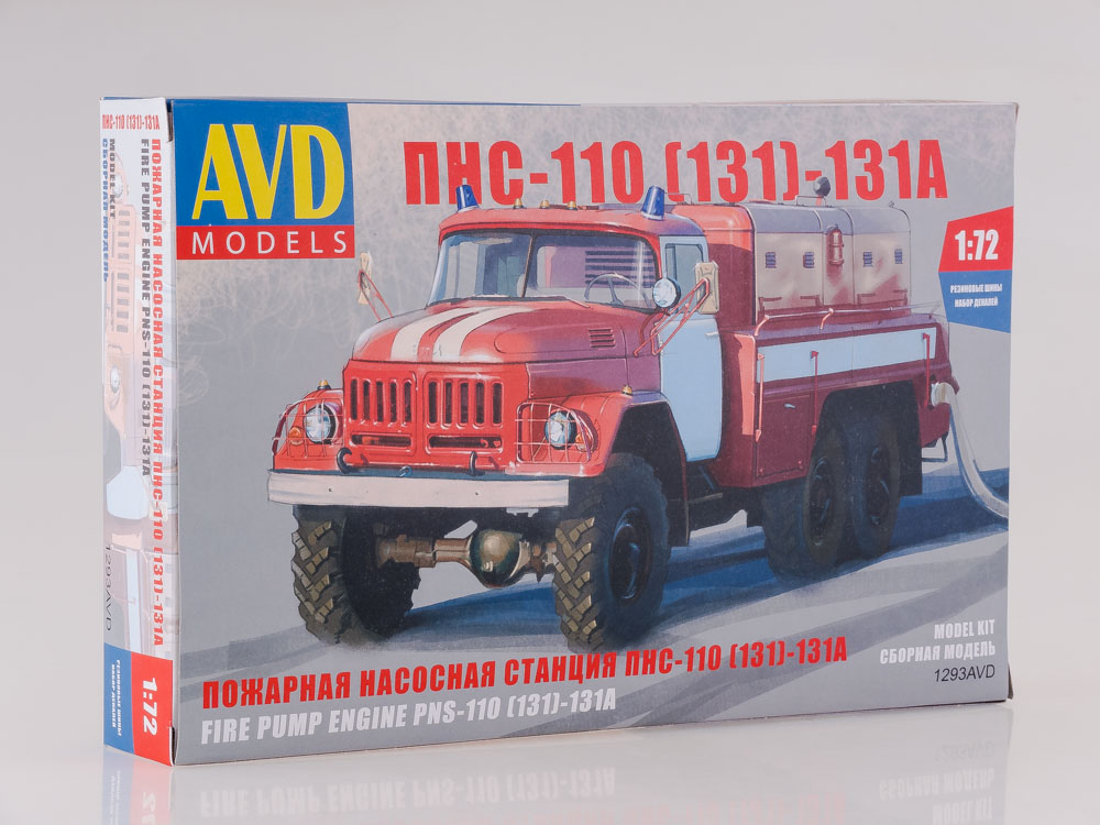 ZIL-131-131A požární automobil PNS-110 1:72 - AVD