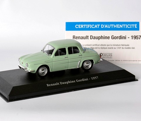 Renault Dauphine Gordini - 1957 1:43 - Atlas časopis s modelem