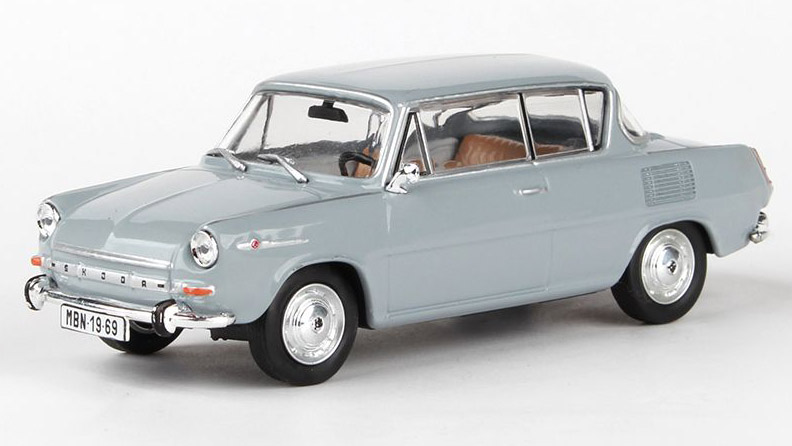 Škoda 1100MBX - 1969 Šedá Námořní 1:43 - Abrex