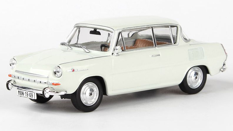 Škoda 1100MBX - 1969 Šedá Levandulová 1:43 - Abrex