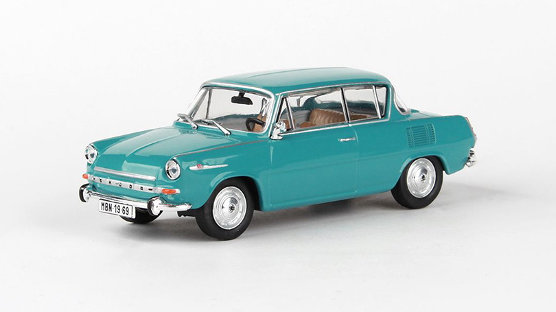 Škoda 1100MBX 1969 Tyrkysová Světlá 1:43 - Abrex