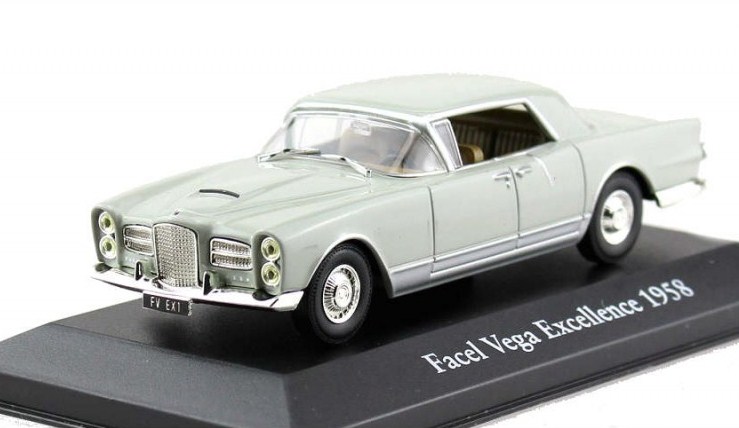 Facel Vega Exellence - 1958 1:43 - Atlas časopis s modelem