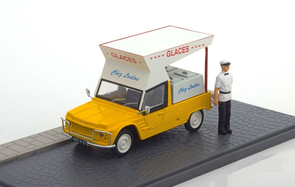 Citroen Mehari Glaces Petit Utilitaires 1:43 - Atlas časopis s modelem