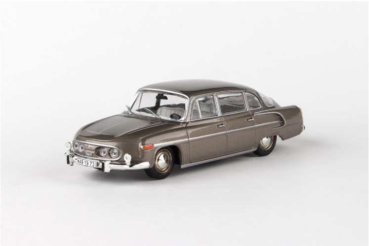 Tatra 603 - 1969 Šedohnědá Metalíza 1:43 - Abrex