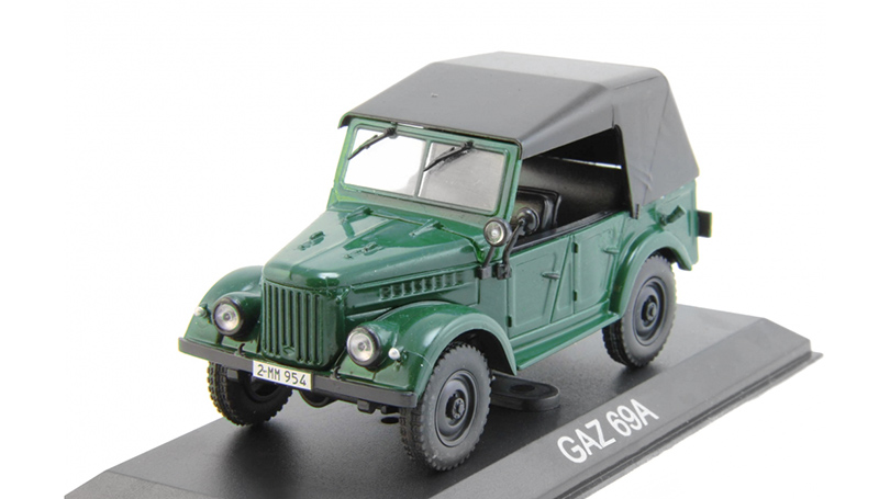 GAZ-69A 1:43 - DeAgostini časopis s modelem