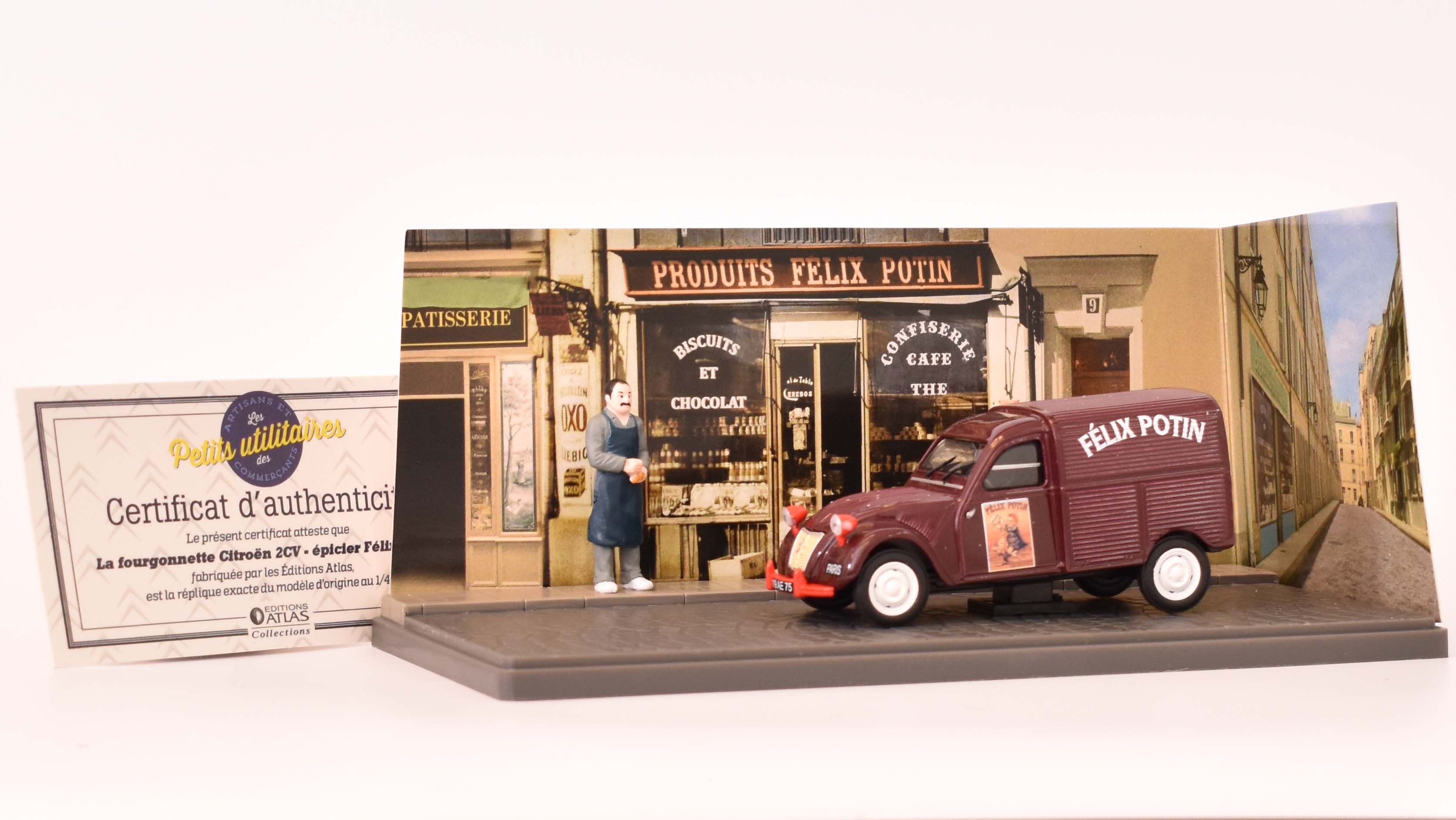 Citroen 2CV Felix Potin 1:43 - Atlas časopis AutoModels s modelem