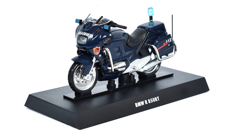 BMW R 850 RT Carabinieri 1:24 motorka - DeAgostini časopis AutoModels s modelem