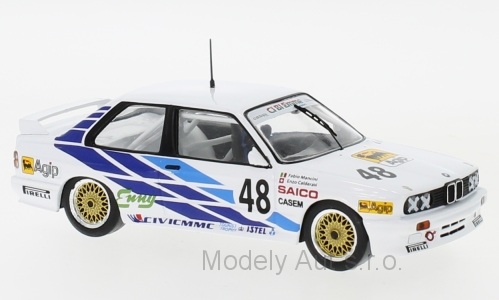 BMW M3 E30 #48 CiBiEmme WTCC 1987 J.Calderari / F.Mancini 1:43 - IXO Models