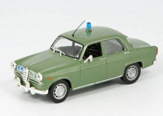 Alfa Romeo Giulietta - Police 1:43 - Policejní auta časopis s modelem